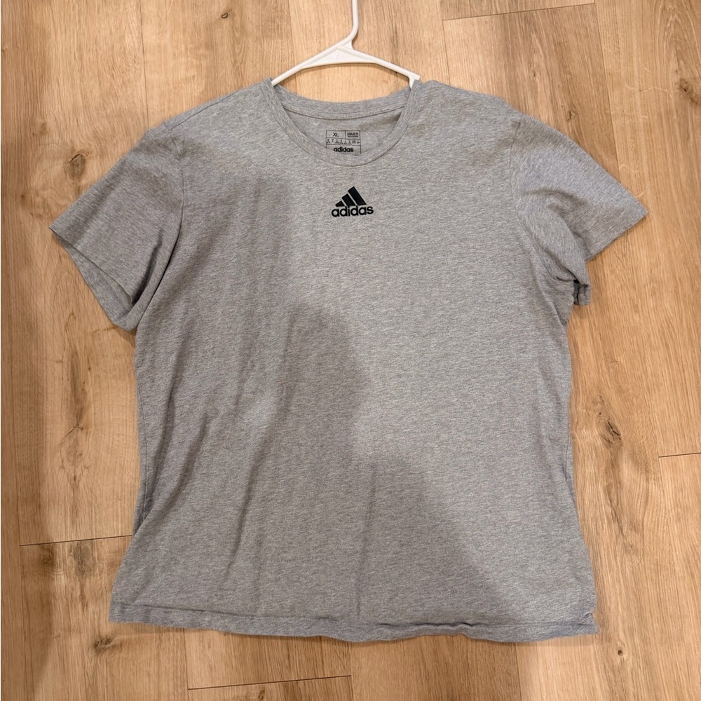 Adidas Women's Gray Short Sleeve Tee